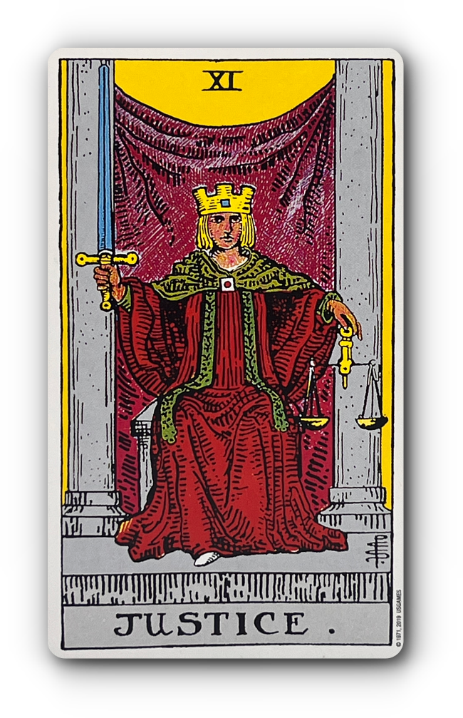 tarot card justice